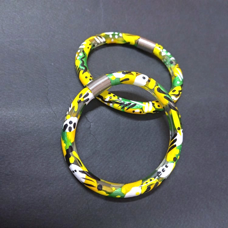 yellow bracelet